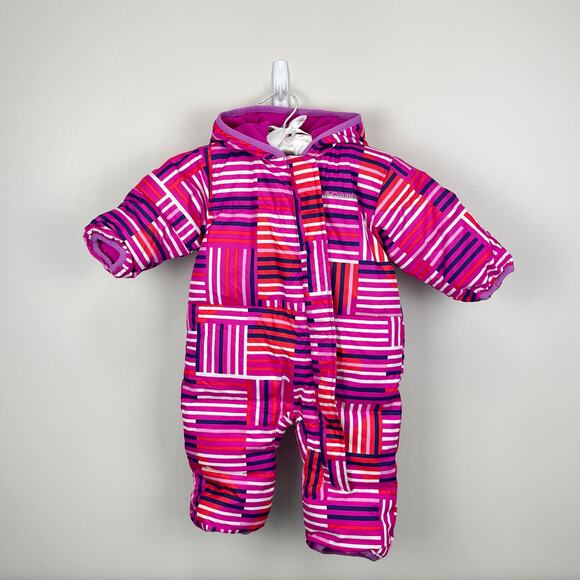 Columbia Snuggly Bunny Bunting Down Snow Suit 3-6 Months - Picture 1 of 12